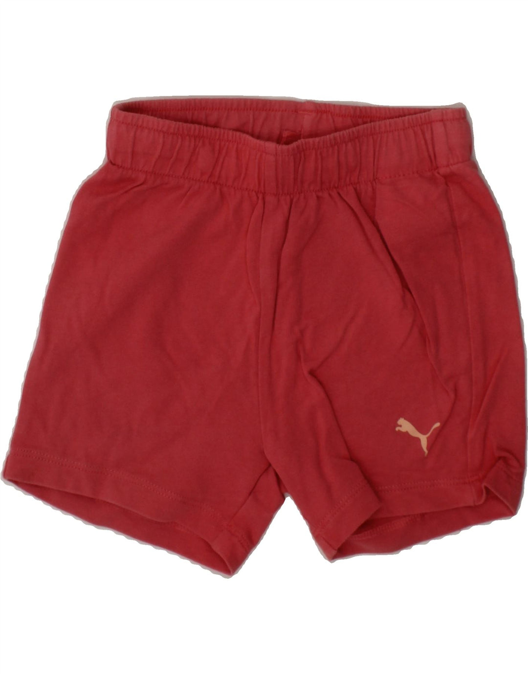PUMA Girls Sport Shorts 2-3 Years  Red Cotton Vintage Puma and Second-Hand Puma from Messina Hembry 