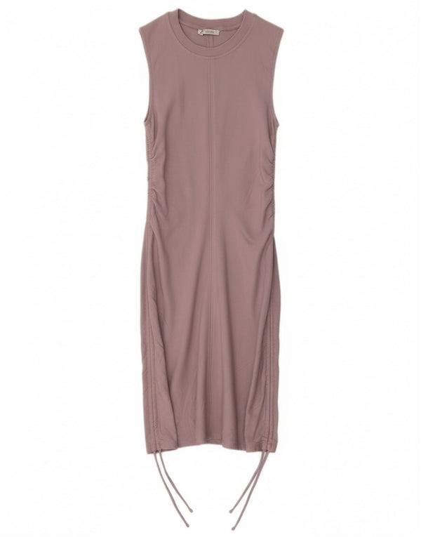 Zara Womens Sleeveless Bodycon Dress UK 12 Medium Purple