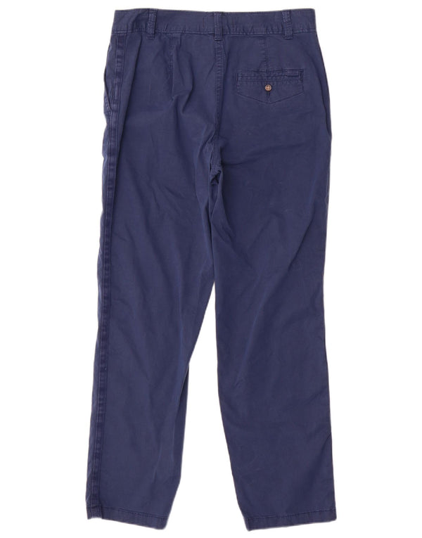 Marks & Spencer koniske Chinobukser til kvinder UK 10 Small W28 L27 Blå