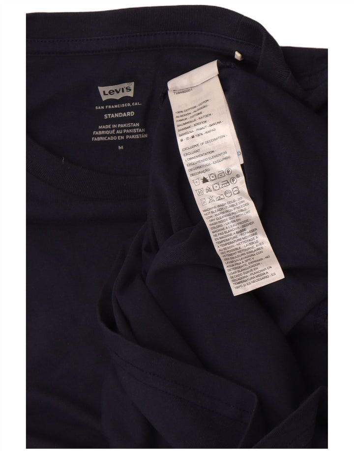 Levi's Herre Standard Top Langærmet Medium Navyblå Bomuld