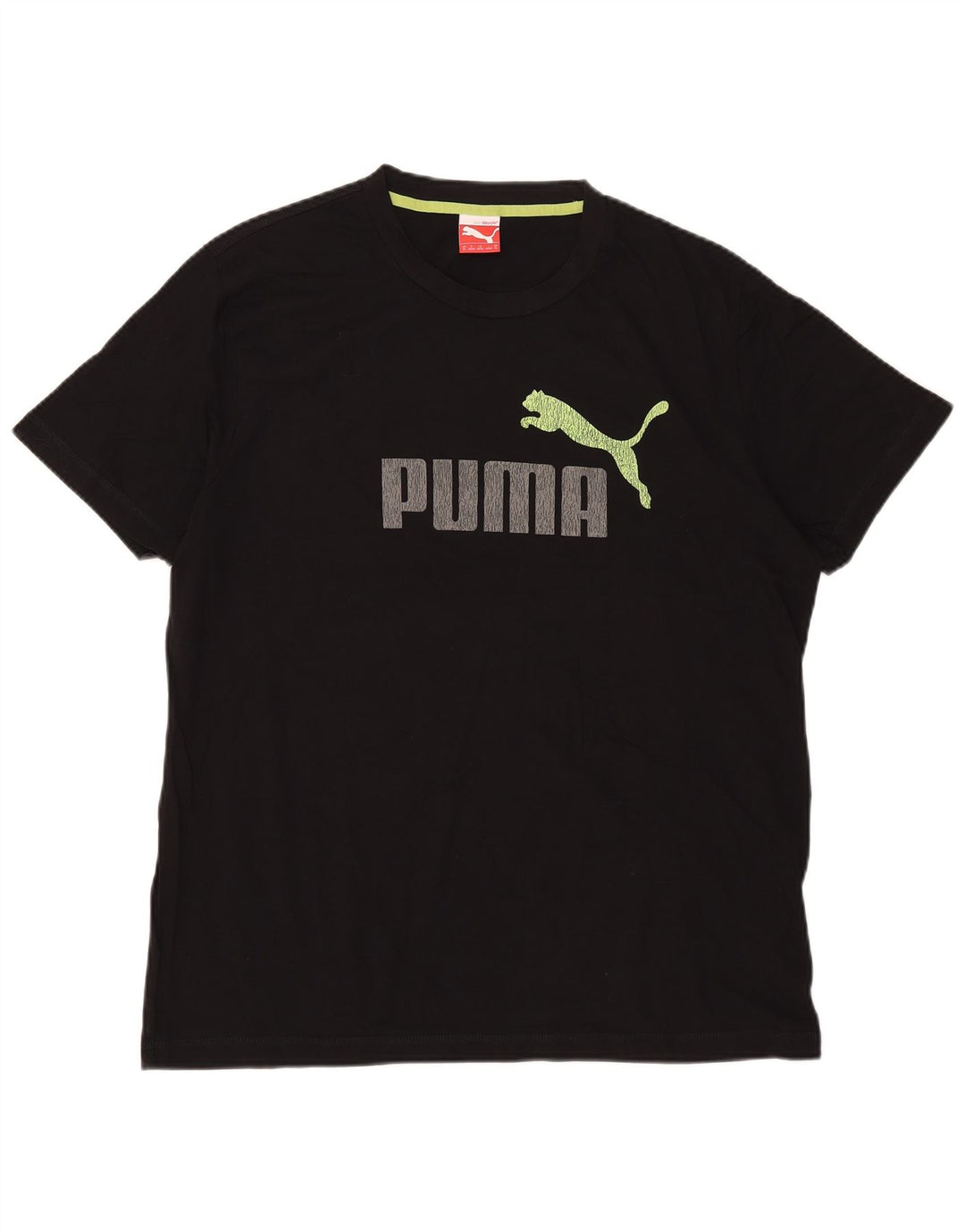 Puma Herre Grafisk T-Shirt Top XL Sort