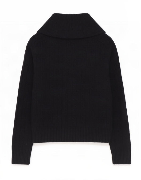 Massimo Dutti Pige Cardigan Sweater 5-6 År Lille Marineblå Uld