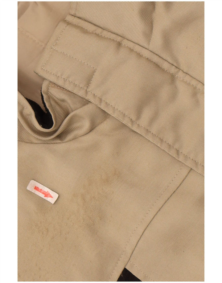 Umbro Dame Windbreaker Jacket UK 44 2XL Beige Colourblock Nylon