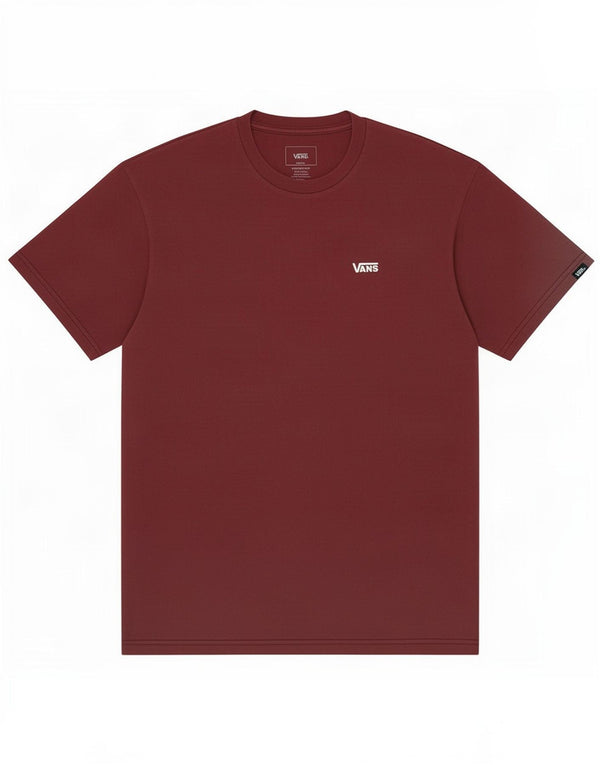Vans Herre Classic Fit T-Shirt Top Medium Burgundy Bomuld