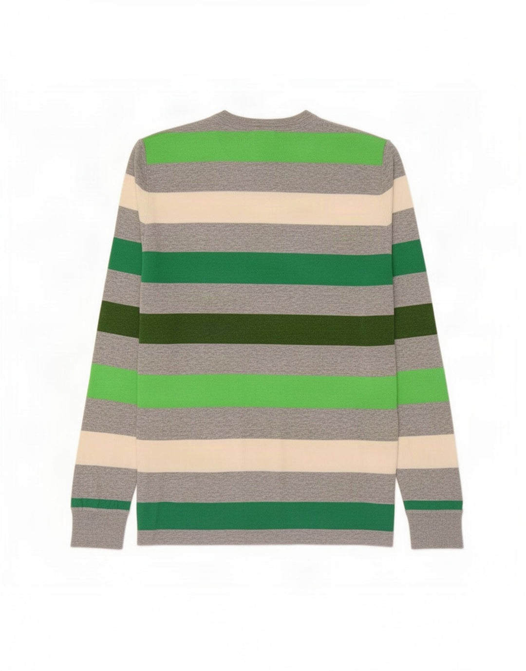 Gap herre rund hals sweater stor flerfarvet stribet bomuld