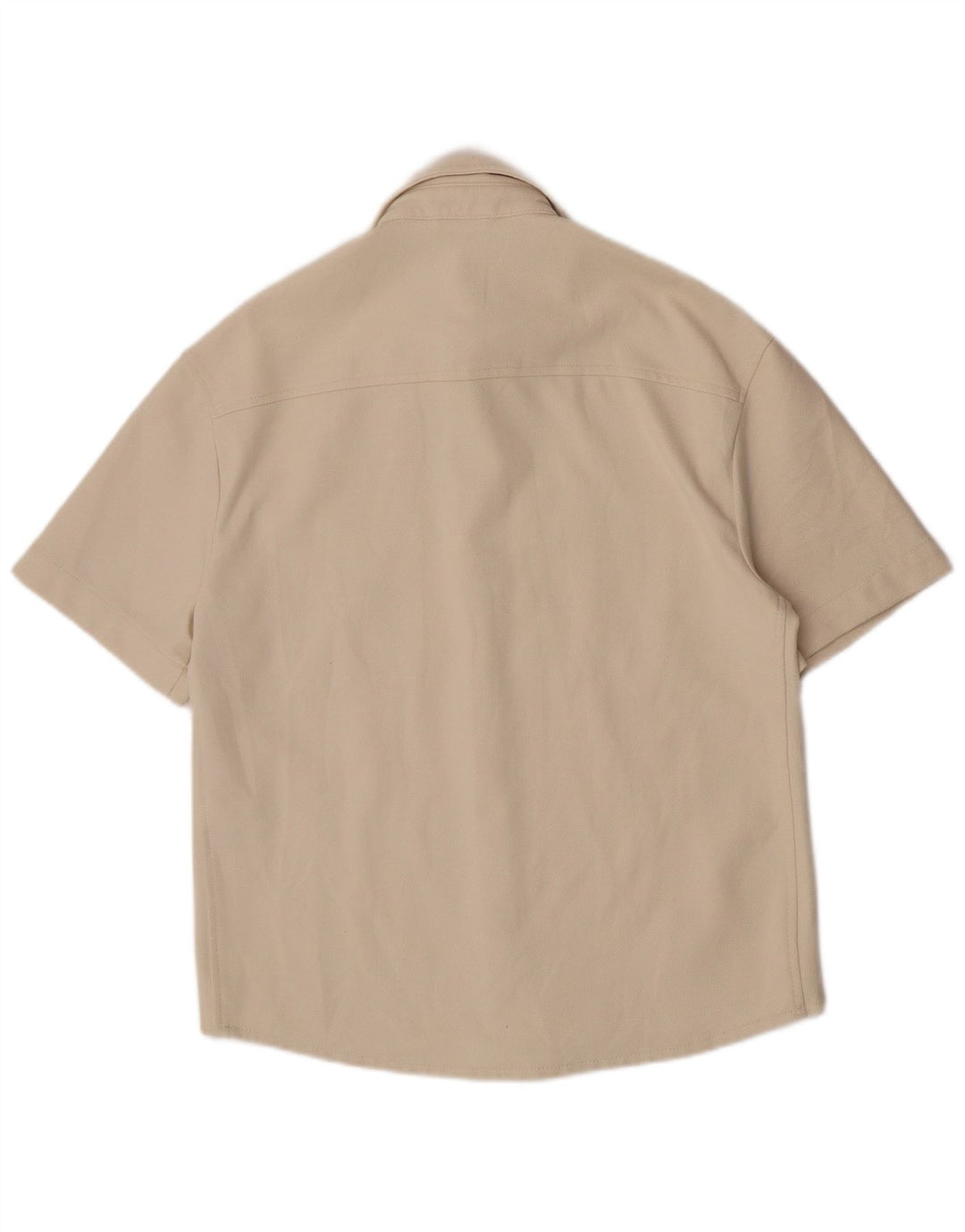 Zara Kortærmet Herreskjorte Lille Beige Polyester