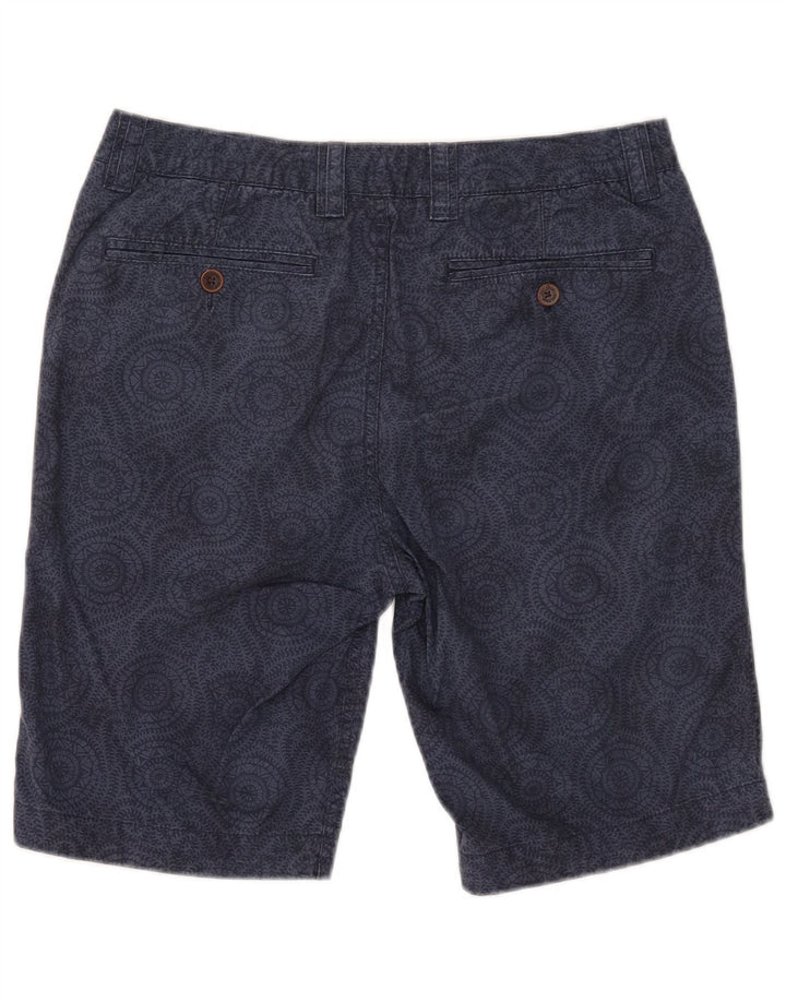 Fat Face Herre Chino Shorts W32 Medium Navy Blue Floral Bomuld