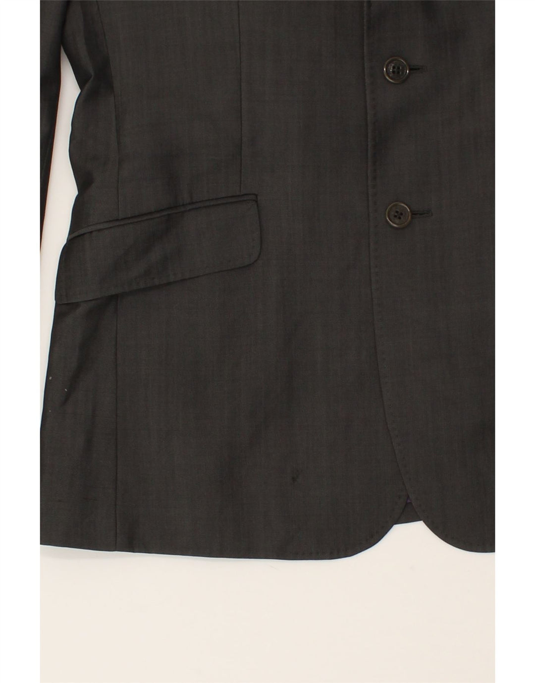 TED BAKER Mens 2 Button Blazer Jacket UK 40 Large Grey Wool Vintage Ted Baker and Second-Hand Ted Baker from Messina Hembry 
