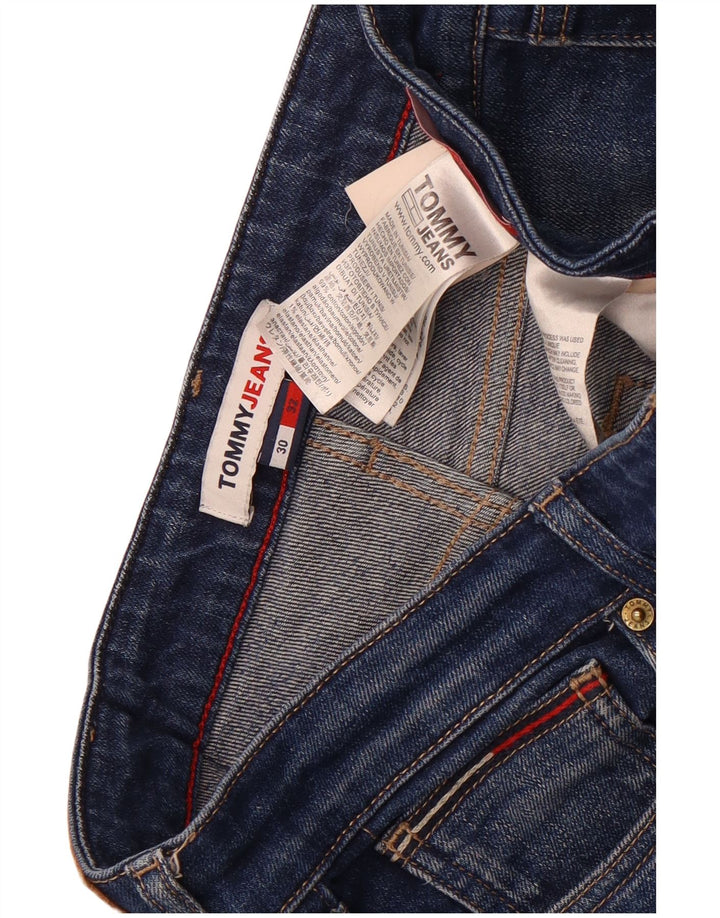 Tommy Hilfiger Herre Slim Jeans W30 L32 Blå Bomuld