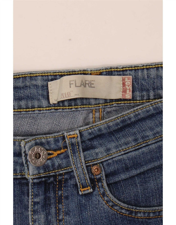Levi's Womens 510 Flared Jeans W30 L30 Blå