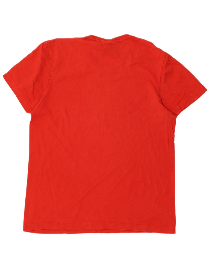 Adidas Herre grafisk T-shirt Top Medium Rød
