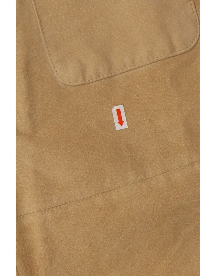 Benetton Herre ruskindsskjorte Medium Beige Læder