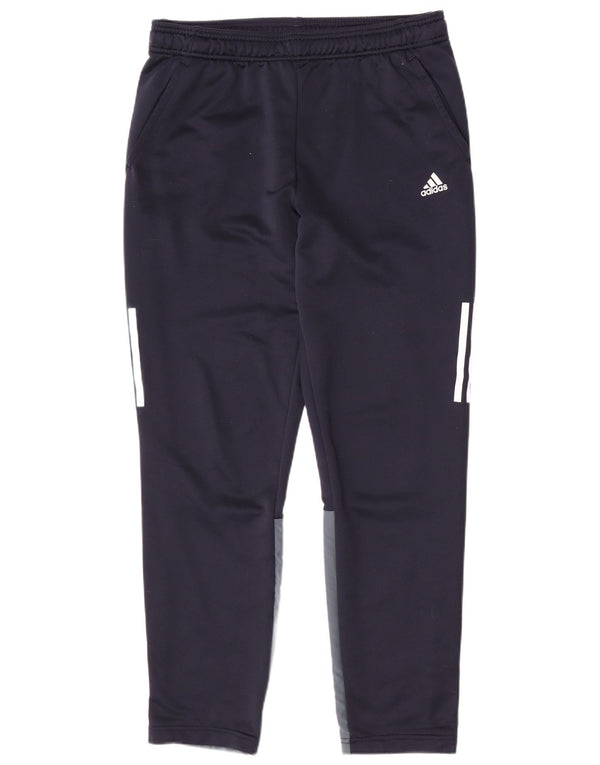 Adidas Træningsdragt bukser til mænd Large Navy Blue Colourblock Polyester