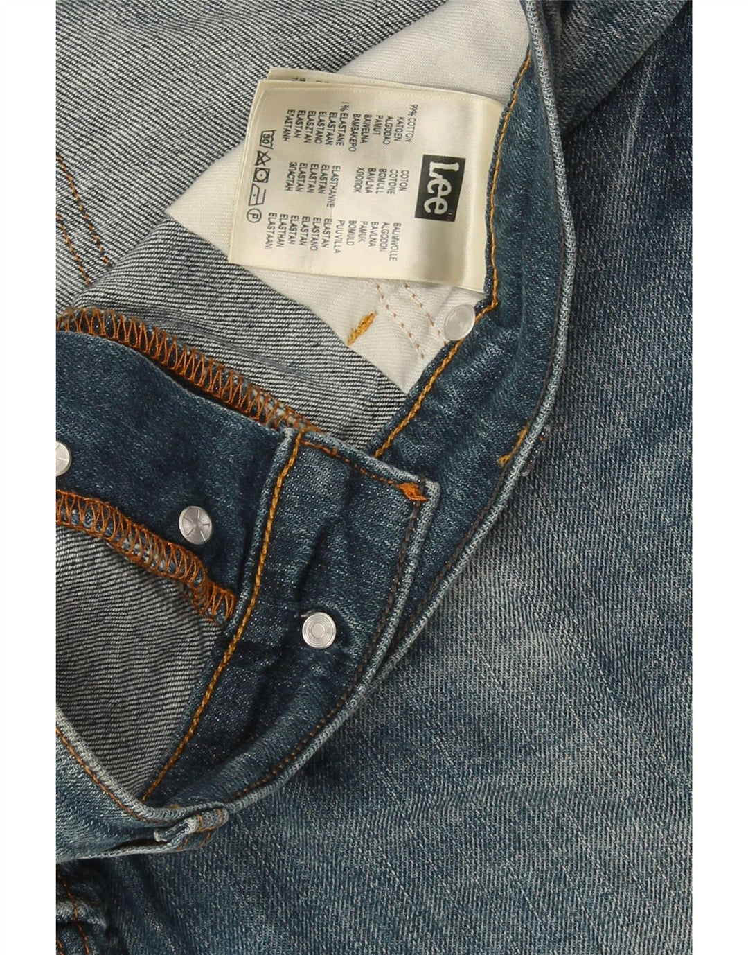 Lee Dame Slim Jeans W31 L34 Blå Bomuld