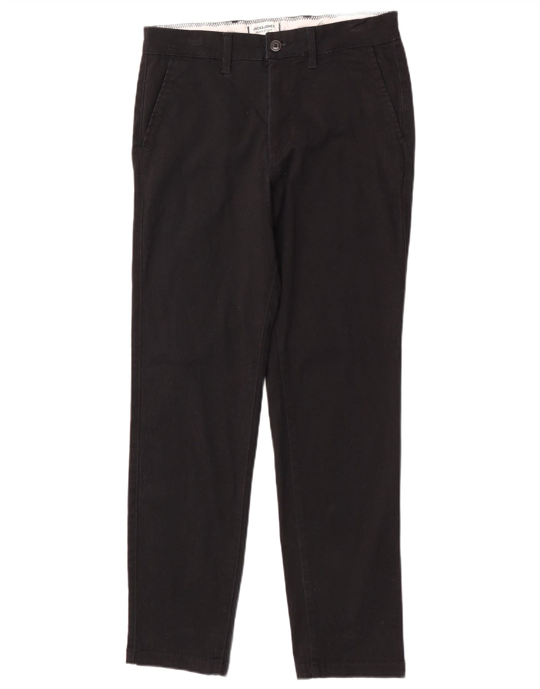 Jack & Jones Herre Regular Chino Bukser W30 L30 Sort Bomuld
