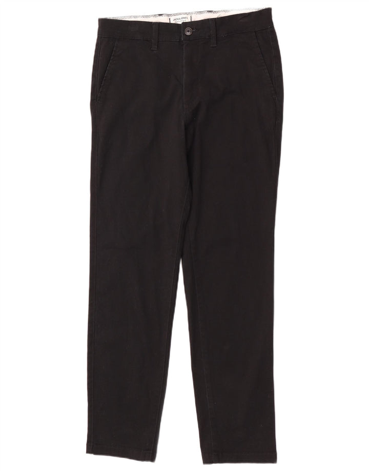Jack & Jones Herre Regular Chino Bukser W30 L30 Sort Bomuld