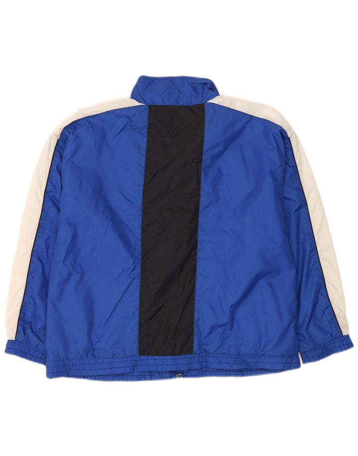 Reebok Grafisk træningsdragt topjakke til kvinder UK 18 XL marineblå nylon