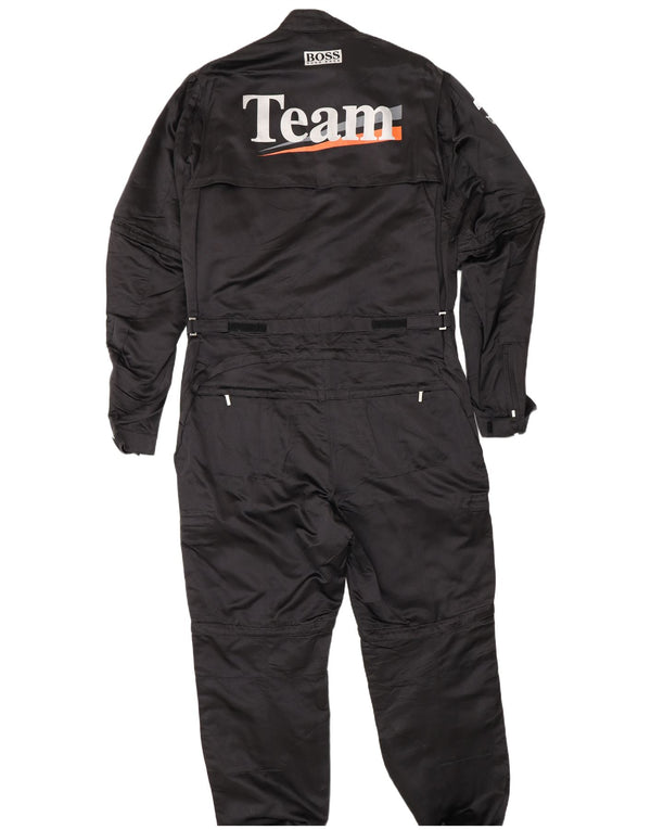 Hugo Boss Herre Formula One Grafisk Jumpsuit Størrelse 110 2XL Sort Silk Sports