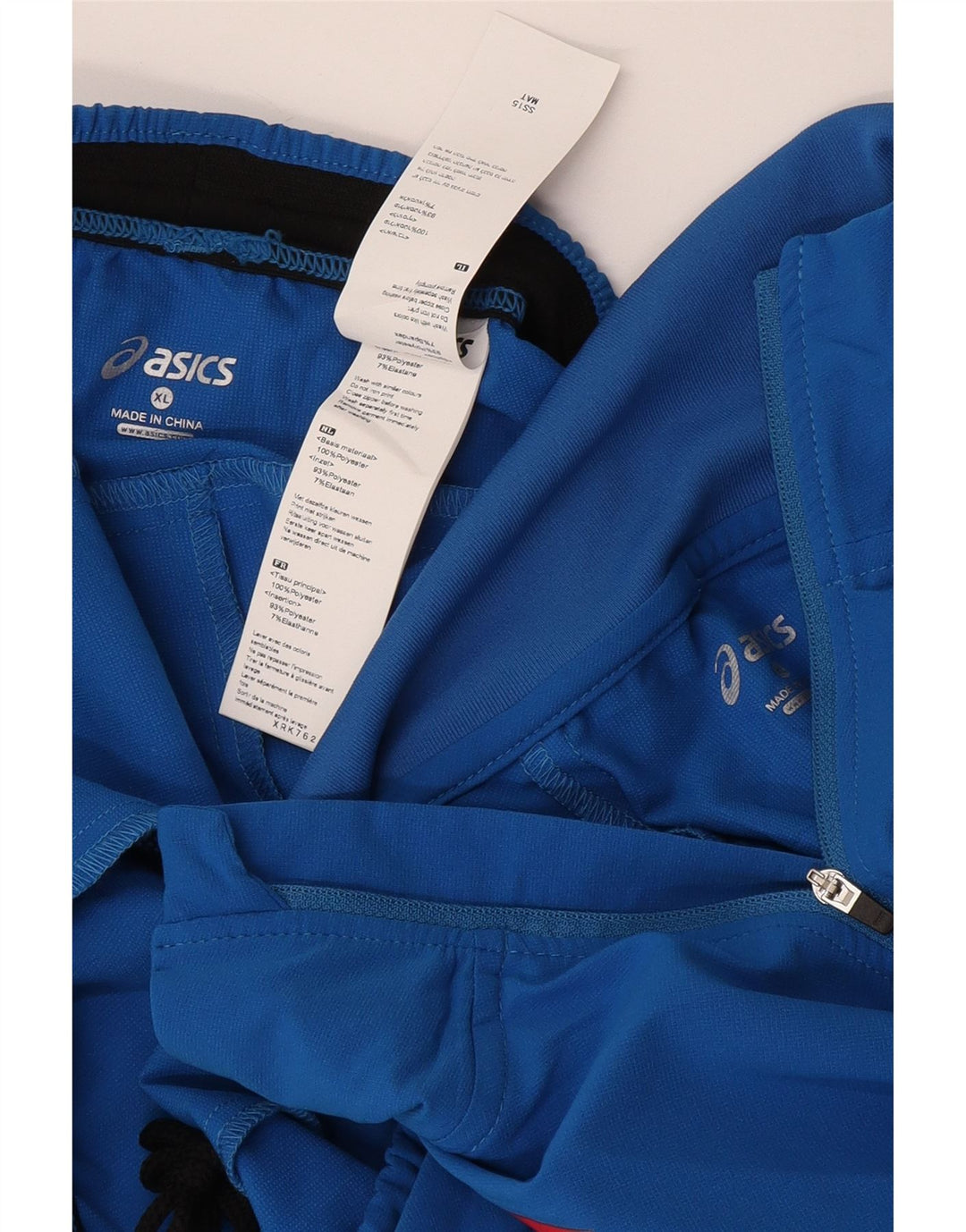 Asics Herre Italia Graphic Full Tracksuit XL Blå Polyester