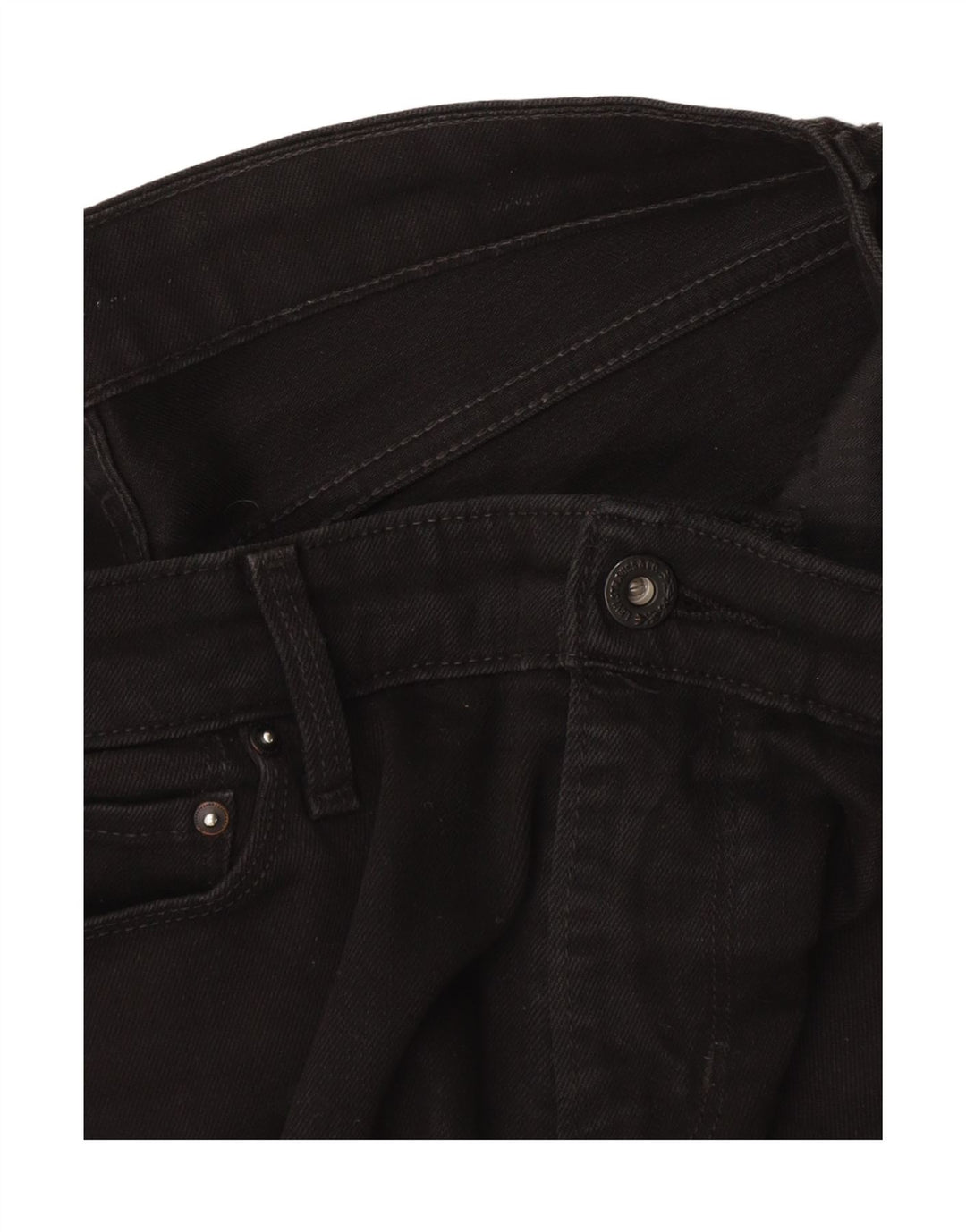 Levi's Lige fritidsbukser til kvinder W34 L31 Sort