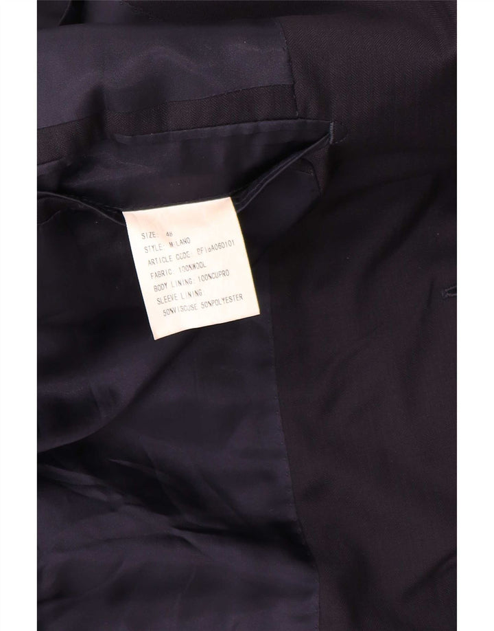 Boggi Milano Herre 2 Button Blazer Jacket IT 48 Medium Navy Blue Classic