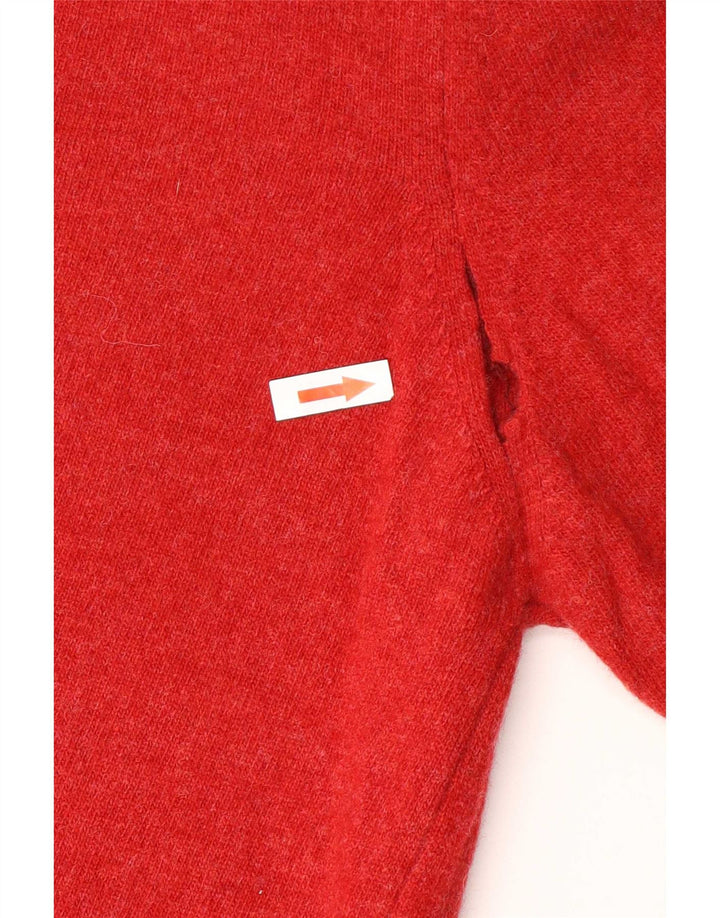 Ferre Herre V-hals sweater Medium Rød Uld