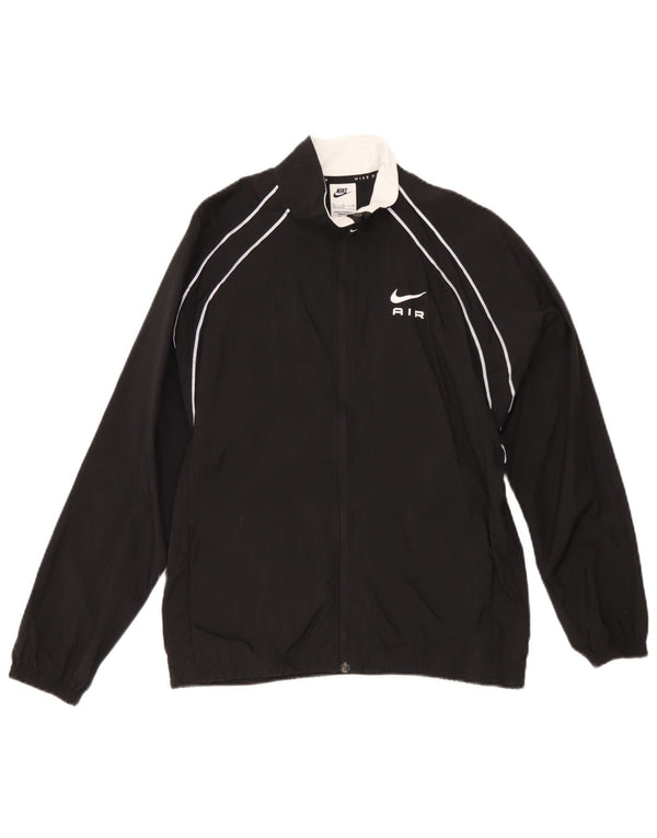 Nike Boys Air Graphic træningsdragt topjakke 13-14 år XL sort nylon
