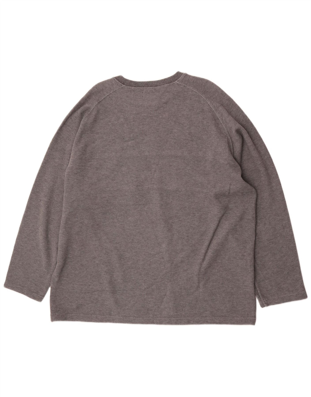 Marks & Spencer Herre Blue Harbor Top Langærmet 2XL Grå Colourblock
