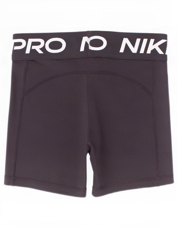 Nike piger Dri Fit grafiske sportsshorts 10-11 år medium sort polyester