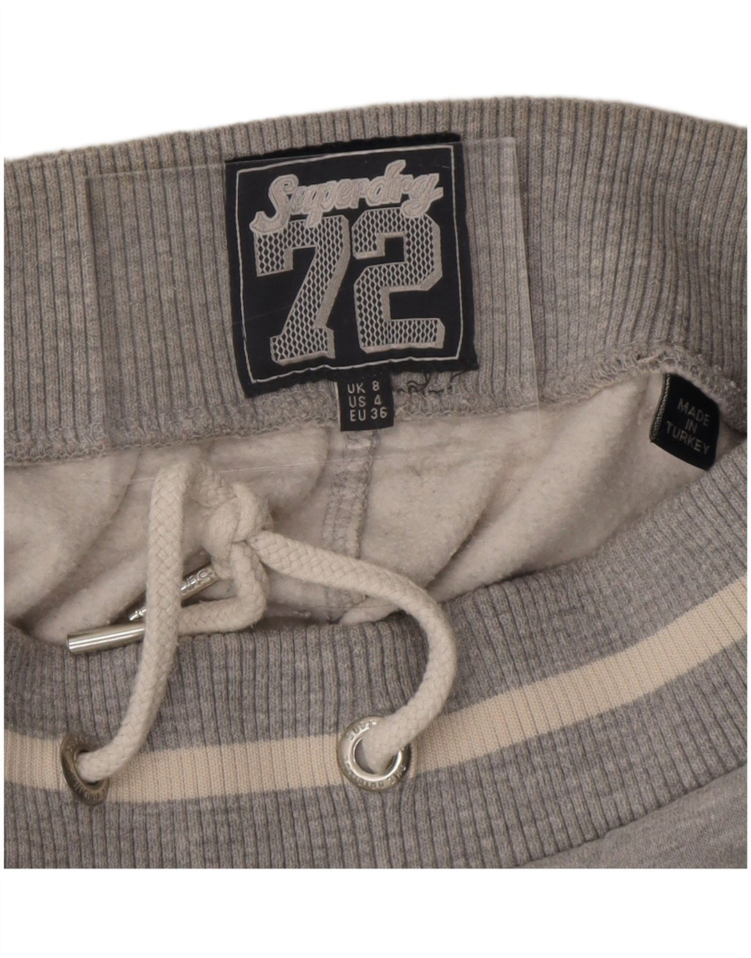 Superdry Grafisk træningsdragtbukser til kvinder Joggers UK 8 Small Grey
