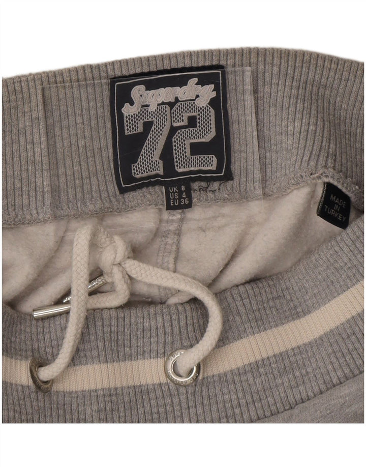 Superdry Grafisk træningsdragtbukser til kvinder Joggers UK 8 Small Grey