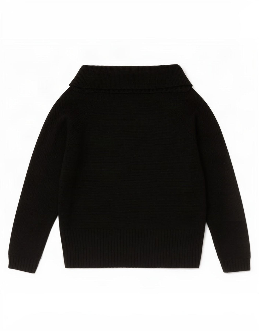 Hobbs Womens Crop 3/4-ærmet trøjetrøje med rullehals DK 14 Medium Sort