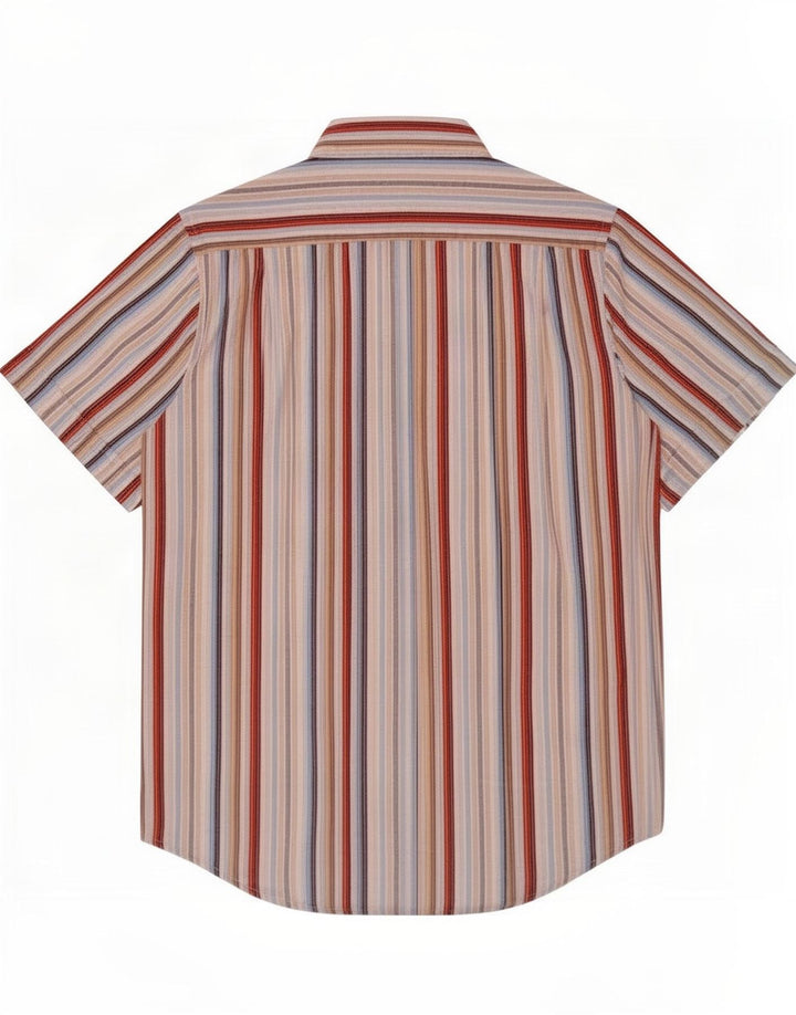 Ben Sherman Herre kortærmet skjorte medium flerfarvet stribet bomuld