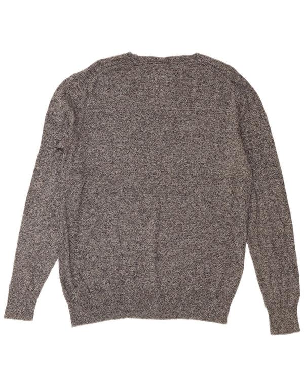 Superdry Herre sweater med rund hals XL Grå Flecked Bomuld