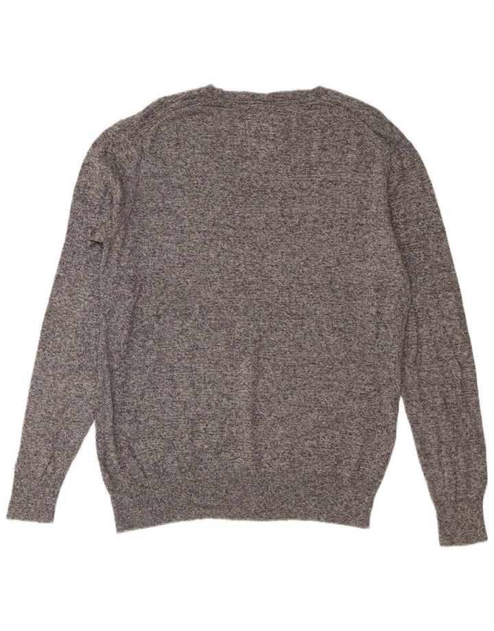 Superdry Herre sweater med rund hals XL Grå Flecked Bomuld