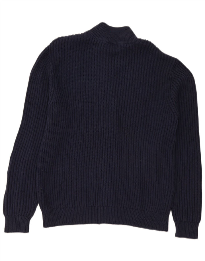 L.L.Bean Herre cardigan sweater Stor marineblå bomuld