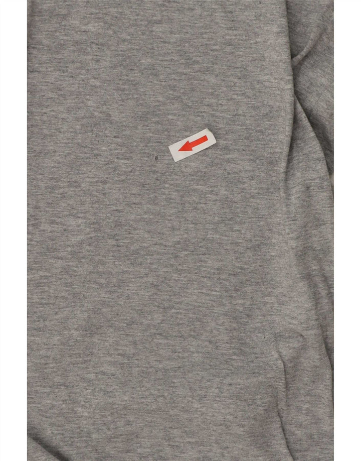 Adidas Herre T-Shirt Top Lille Grå Bomuld