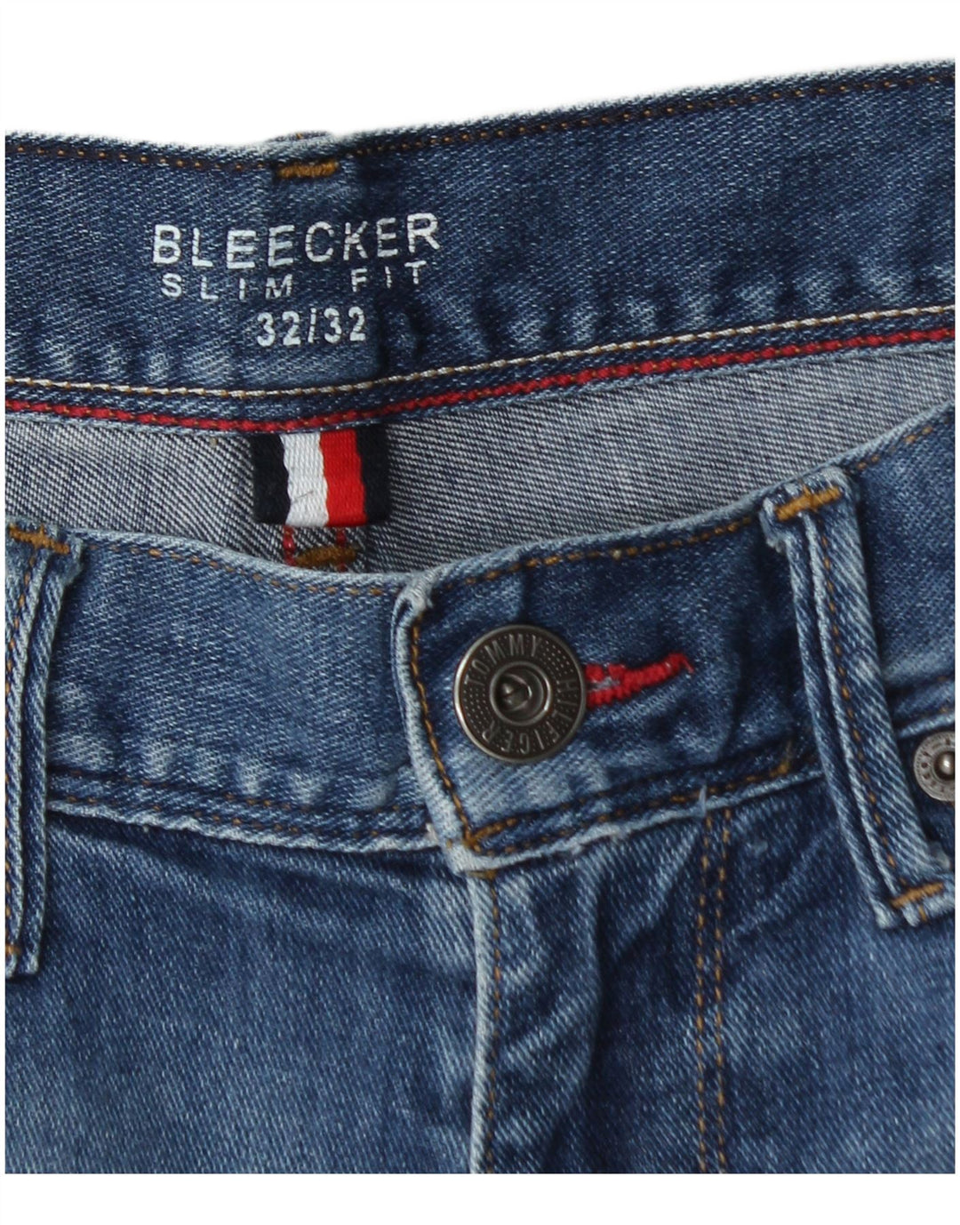 TOMMY HILFIGER Mens Bleecker Slim Jeans W32 L32 Blue