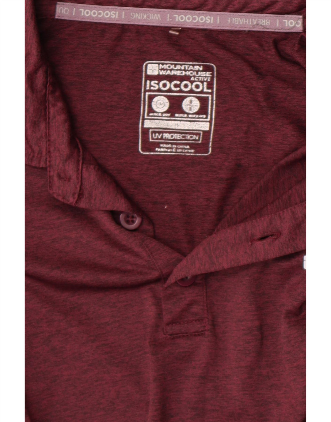 Mountain Warehouse Herre poloshirt Medium Maroon