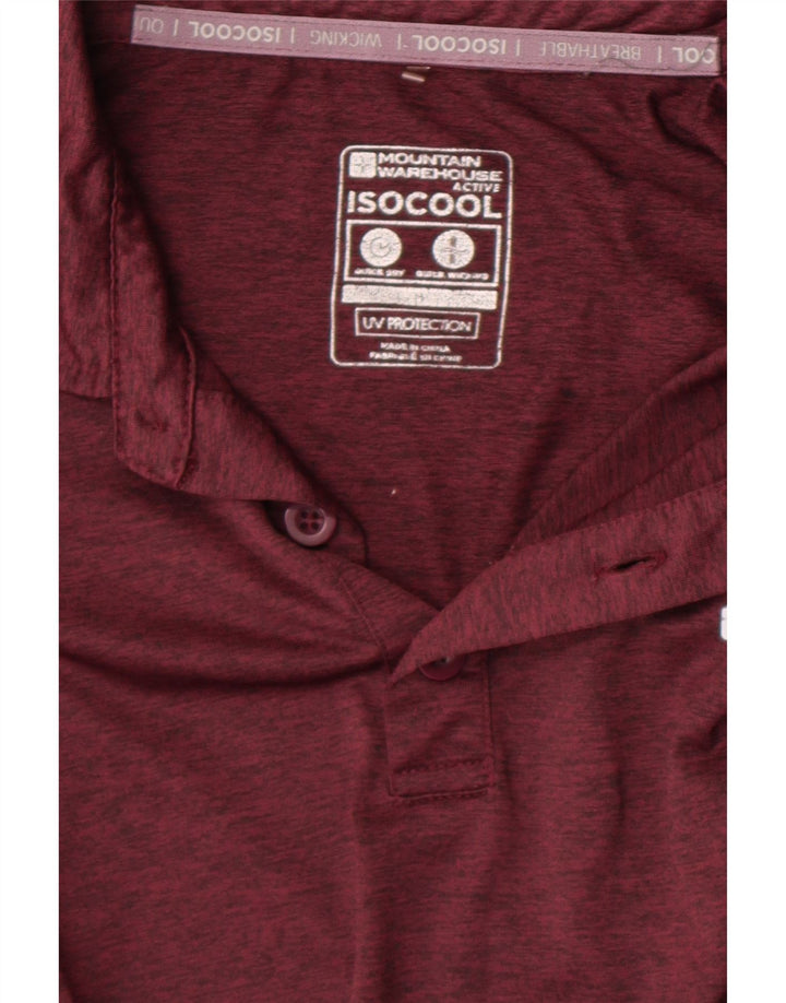 Mountain Warehouse Herre poloshirt Medium Maroon
