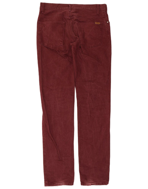 CARHARTT Slim Jeans til mænd W33 L34 Burgundy