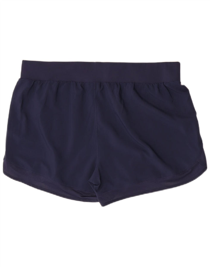 Under Armour Dame Sports Shorts UK 20 2XL Navy Blue Polyester