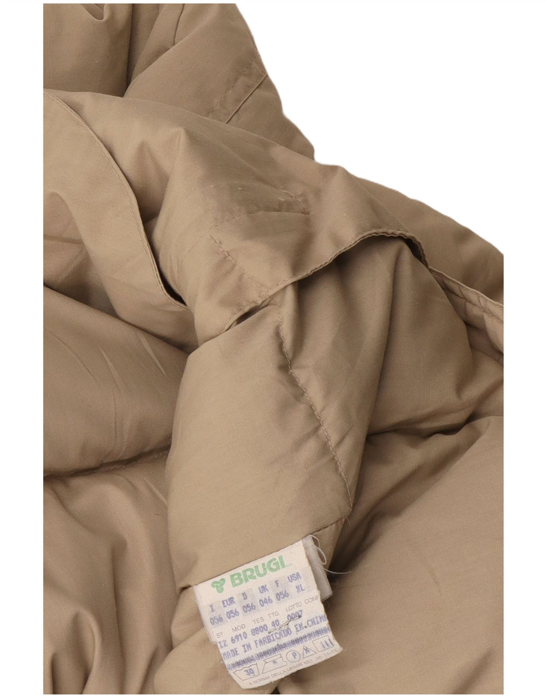 Brugi Herre hættepolstret jakke UK 46 3XL Beige Polyester