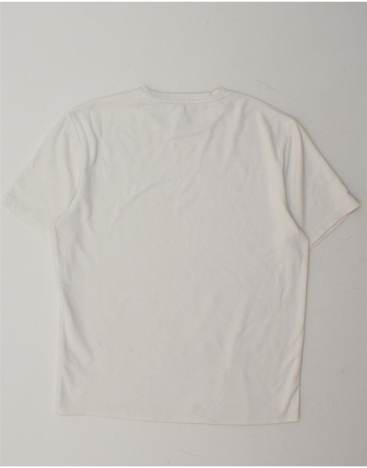 REISS Mens T-Shirt Top XL White Cotton Vintage Reiss and Second-Hand Reiss from Messina Hembry 