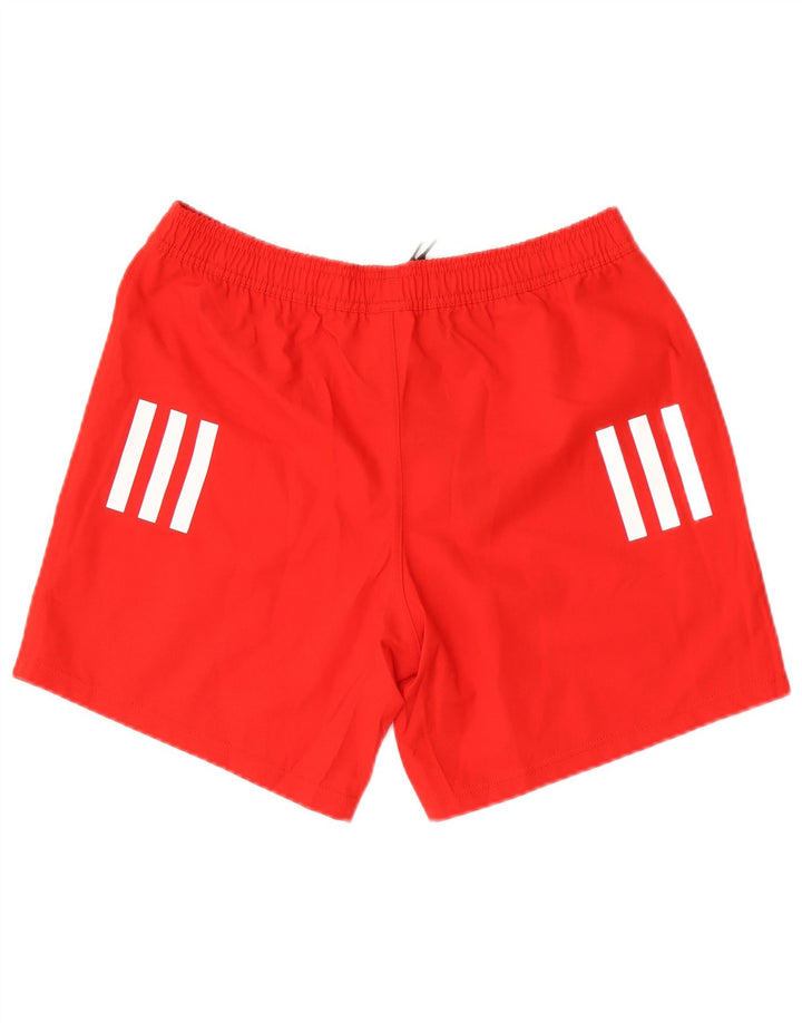 Adidas Sportshorts til mænd, store røde polyester