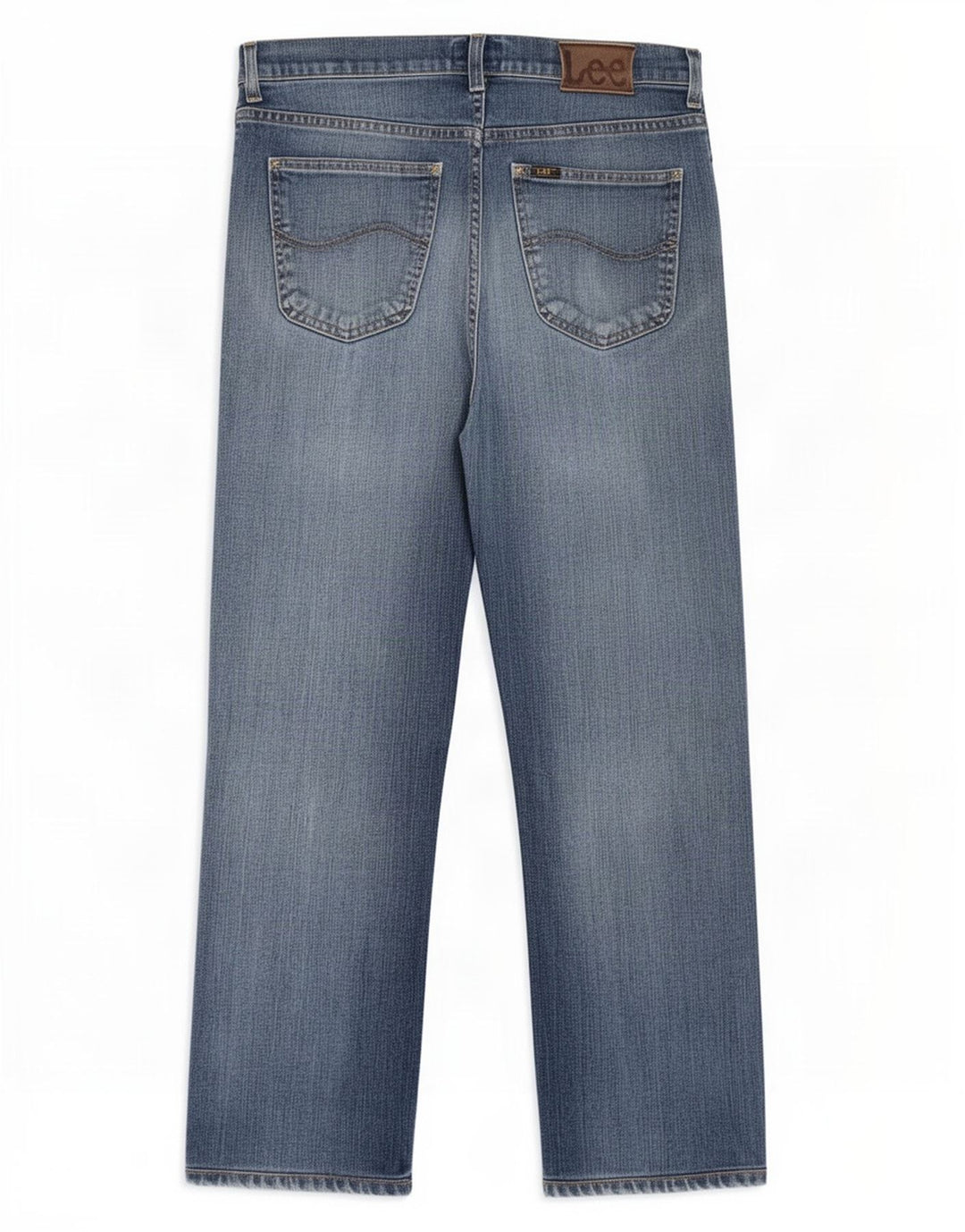 Lee Straight Jeans til mænd W32 L27 Blå