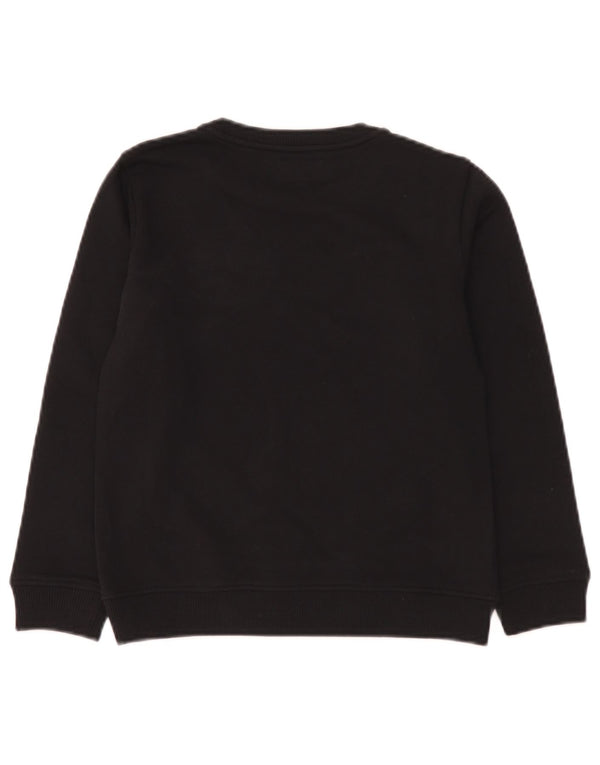 Emporio Armani Boys Grafisk Sweatshirt Jumper 9-10 år Sort Bomuld