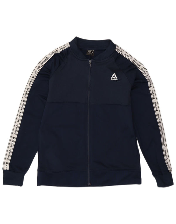 Reebok Boys træningsdragt topjakke 10-11 år Medium Navy Blue Sports