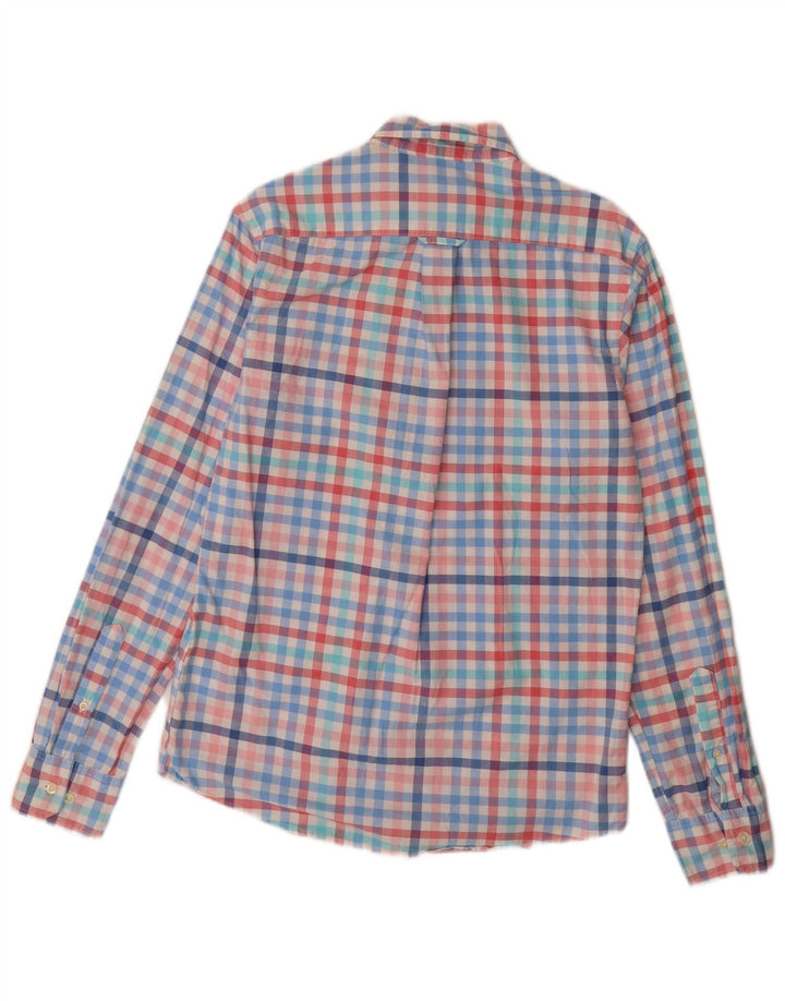 IZOD Herre Salt Vand Slim Fit Skjorte Lille flerfarvet ternet bomuld