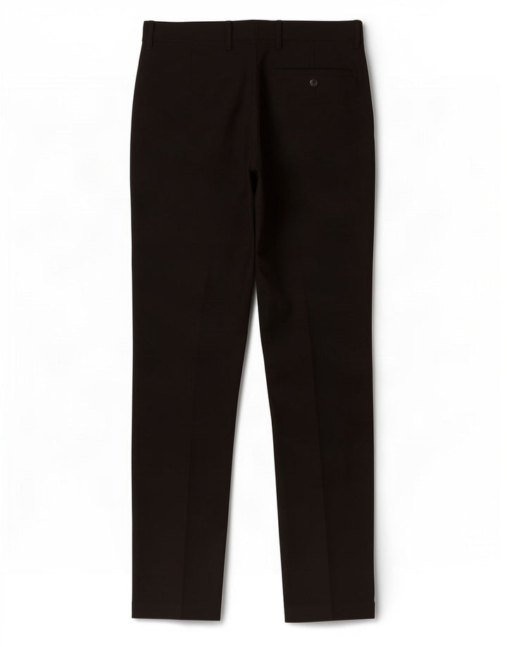 Marks & Spencer Slim Chinobukser til kvinder W32 L35 Sort polyester